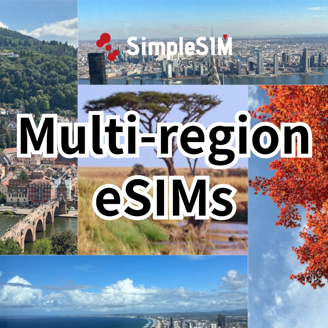 Multi-region eSIMs