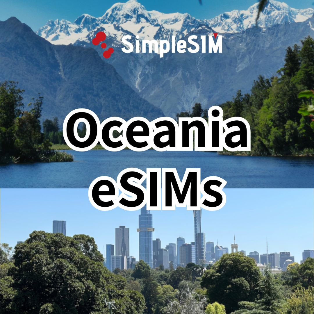 Oceania eSIMs