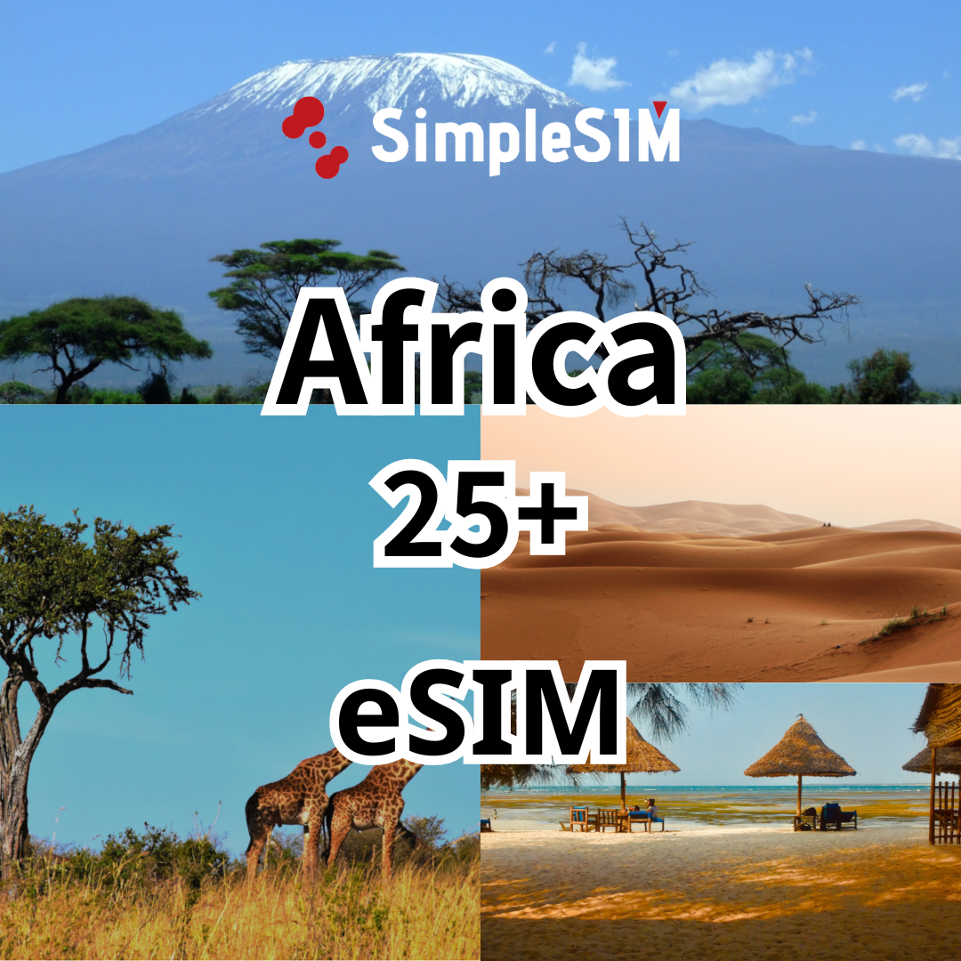 Africa (25+ areas) eSIM