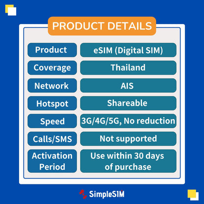 thailand esim plan